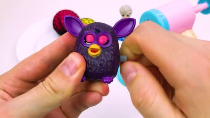 Satisfying Video How to make Rainbow Noodles with Elsa Frozen Mesh Stress Balls Cutting