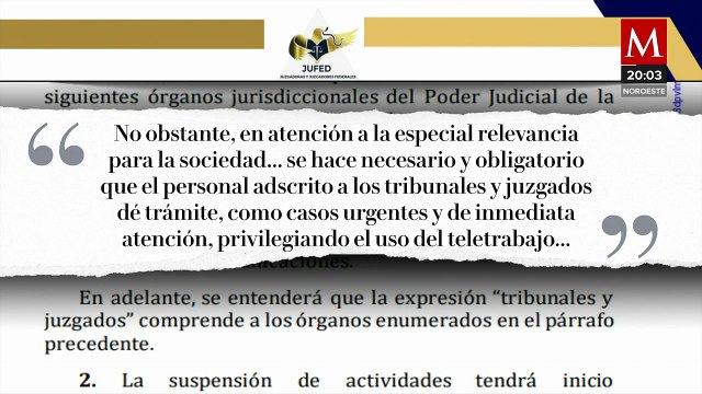 Inicia paro de la JUFED en apoyo a trabajadores del Poder Judicial