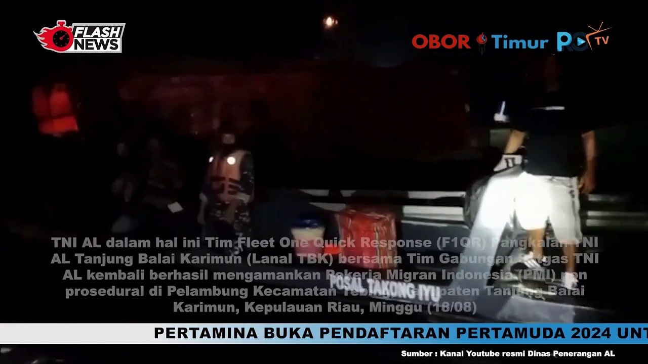TNI AL Amankan PMI Non Prosedural Di Tanjung Balai Karimun