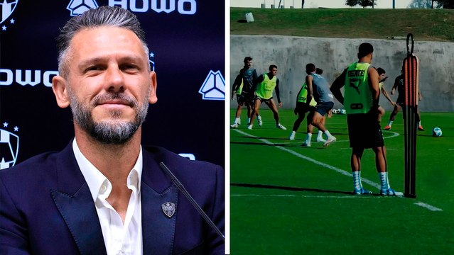 Primer entrenamiento de Rayados con Martín Demichelis al mando, en busca del título del Apertura 2024