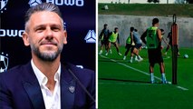Primer entrenamiento de Rayados con Martín Demichelis al mando, en busca del título del Apertura 2024