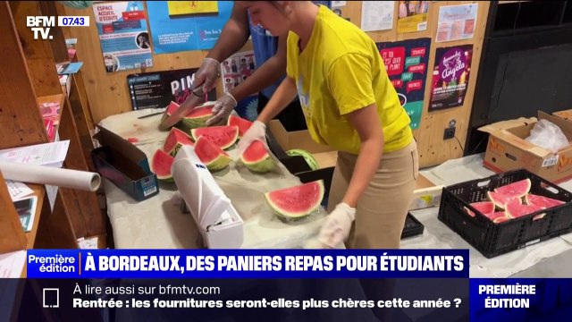 À Bordeaux, les distributions de paniers repas prises d'assaut par les étudiants en plein mois d'août