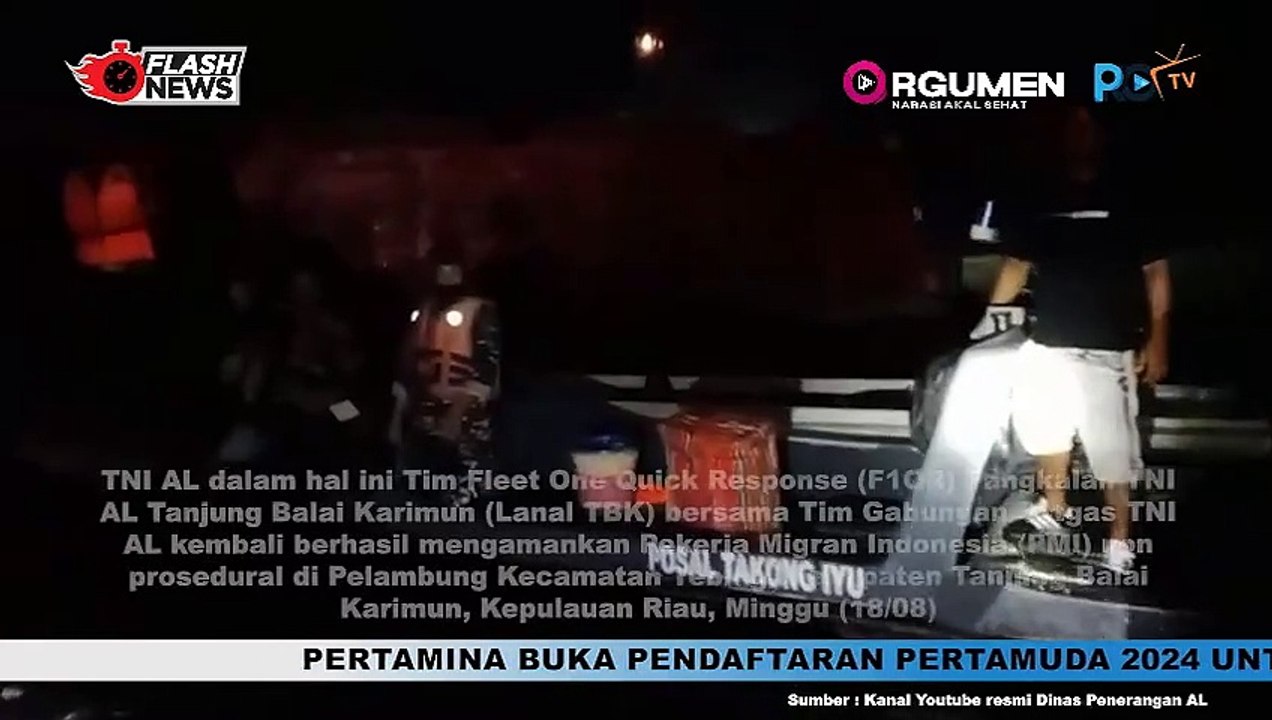TNI AL Kembali Gagalkan Penyelundupan PMI Ilegal di Tanjung Balai Karimun