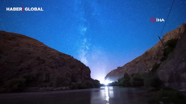 Erzincan’daki eşsiz görüntüler gündem oldu! Perseid meteor yağmuru kamerada