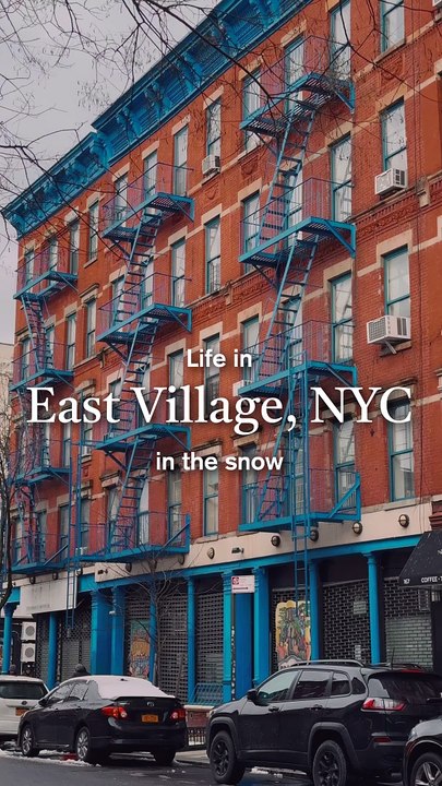 East Village, NYC in the Snow - YouTube