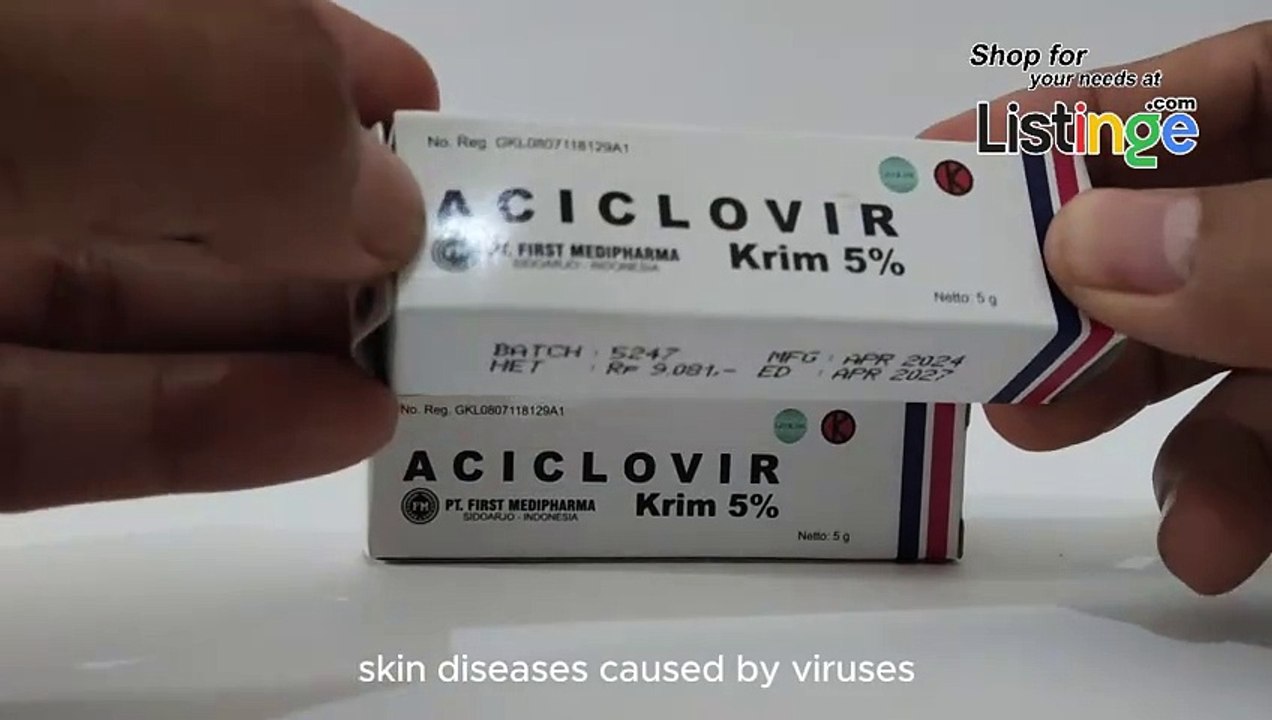 Acyclovir solution for Herpes