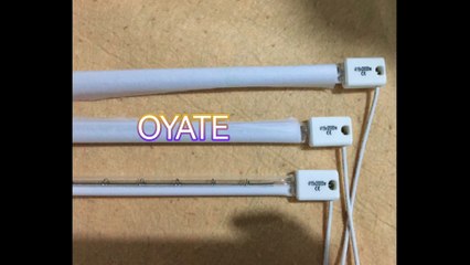 Mass prodution of 980mm 220v 2000w SK15 infrared heating lamps