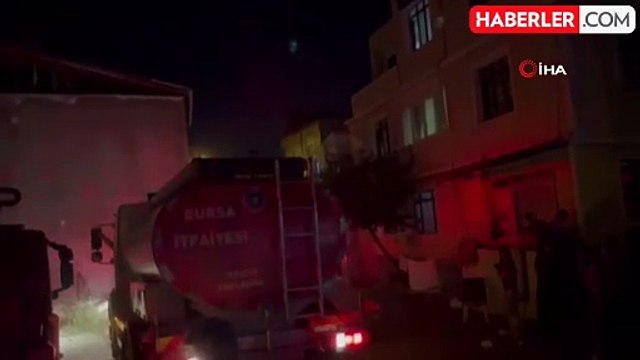 Ocakta çıkan yangın sonucu 1 kişi yaralandı