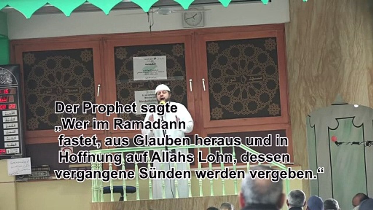 Sündenvergebung in Ramadan