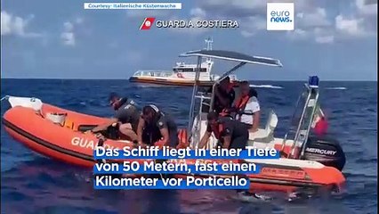 Yacht-Unglück vor Sizilien: Unterwasserroboter sucht nach Vermissten