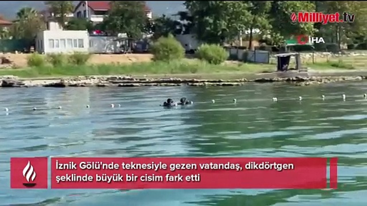 İznik Gölü'nde büyük gizem! Balıkçılar gördü, haber verdi: İncelemeye alındı