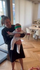 Cronulla baby Louie hears his family sing to him for the first time