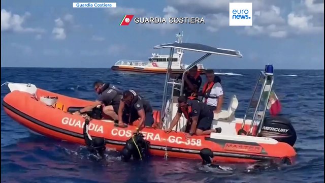 Encontrados cinco corpos no iate naugrado na Sicília