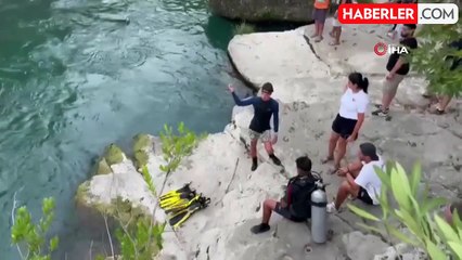 Irmakta kaybolan genci arama çalışmaları sürüyor
