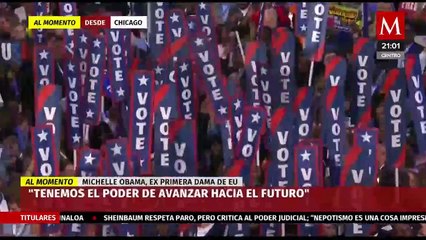 Barack Obama encabeza discurso en la Convención Demócrata. Elisa Alanís, 20 de agosto 2024
