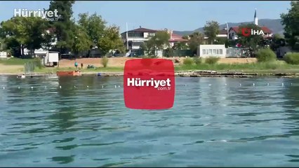 İznik Gölü'nde bulunan cisim merak konusu oldu