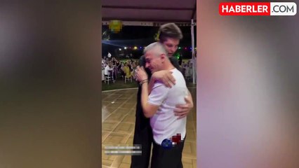 Ebrar Karakurt, babasının düğününde halay çekip hüngür hüngür ağladı