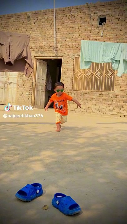 Cute  boy dancing