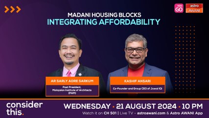 Consider This: Madani Housing Blocks (Part 1) — Integrating Affordability