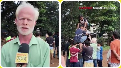 दृष्टिहीन गोविंदा पथक सराव करतं तेव्हा