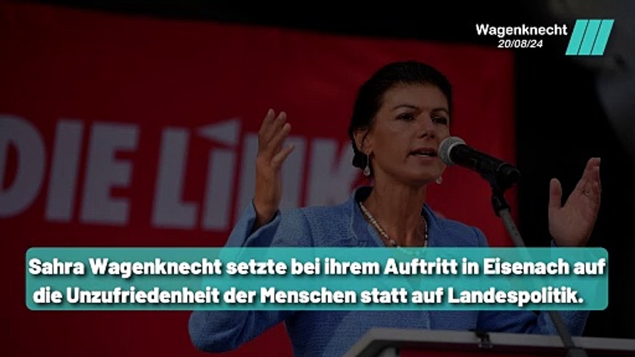 Wagenknecht Vergleicht das BSW mit der Reformation von Luther