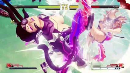 Street Fighter V Poison's super special move (CA) is given to all female characters.