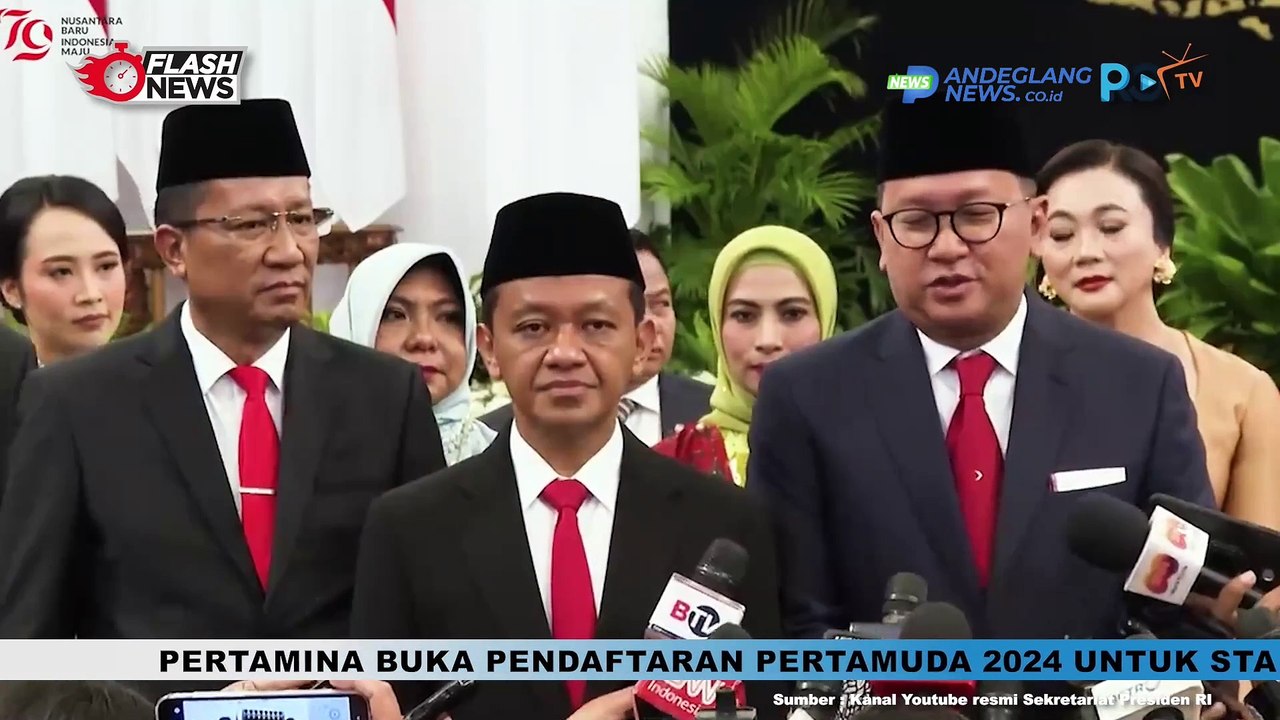 KETPERS MENTERI DAN WAMEN BARU USAI DILANTIK PRESIDEN JOKOWI DI ISTANA NEGARA