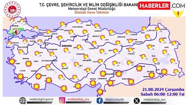 Yağış Uyarısı: Tekirdağ, Çanakkale, Balıkesir ve Kütahya'da Kuvvetli Yağış Bekleniyor