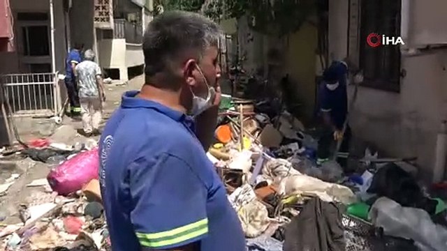 Çöp ev değil, kabus evi: Temizlik hastanede bitti