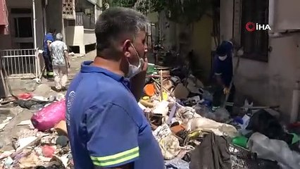 Çöp ev değil, kabus evi: Temizlik hastanede bitti