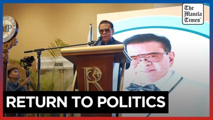 Singson to run for senator in 2025