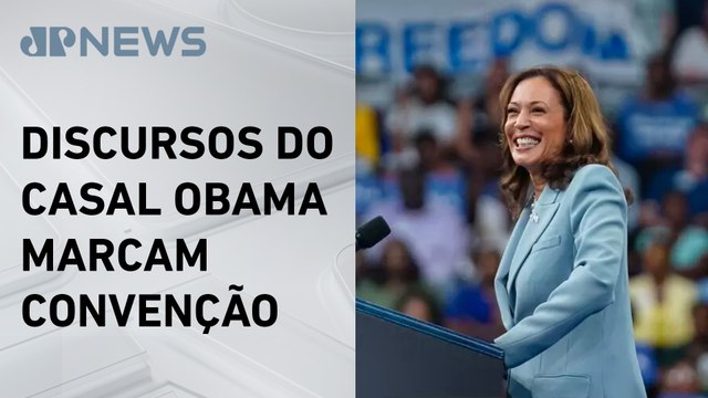 Democratas oficializam candidatura de Kamala Harris