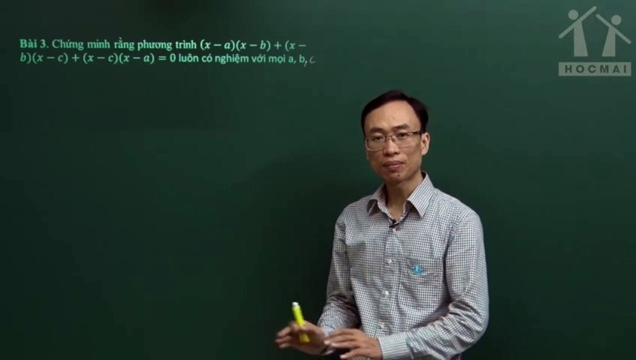 4. Bài 01. Điều kiện có nghiệm của phương trình bậc hai. (Luyện thi vào 10 Chuyên Toán CT1 ) - HOCMAI 2024-05-20 21_55