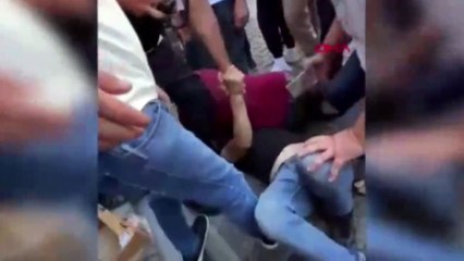 Manisa'da sokak ortasında kadına şiddet: Saldırgan tutuklandı