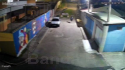 Câmeras flagram adolescente correndo após crime em Curitiba