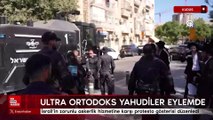 Ortodoks Yahudiler İsrail’in zorunlu askerlik hizmetine karşı protesto gösterisi düzenledi