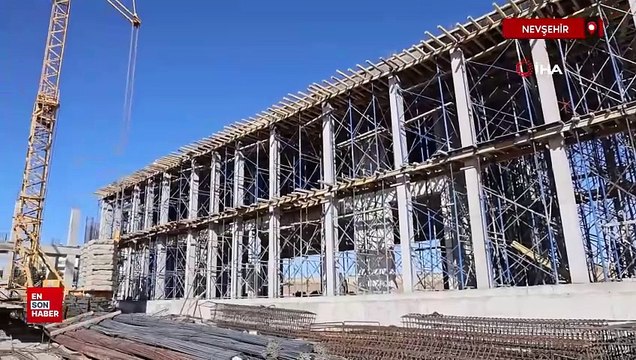 Devlet Bahçeli'nin hibe ettiği arazide Alevi Kültürü ve Cemevi Külliyesi inşaatı sürüyor