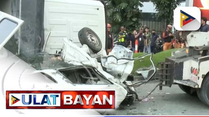15 sugatan sa banggaan ng van at dump truck sa C5 Road