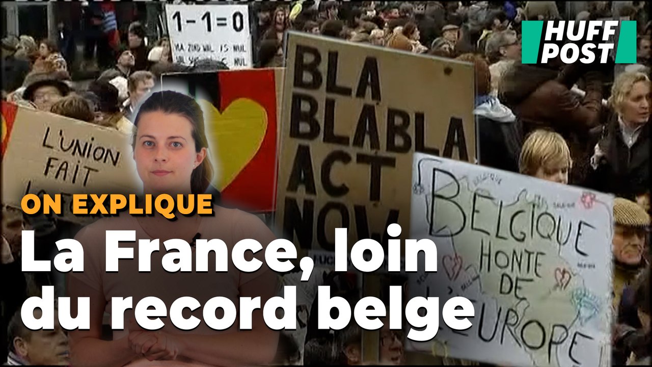 Toujours sans gouvernement, la France est encore loin de battre la Belgique, reine de la crise politique