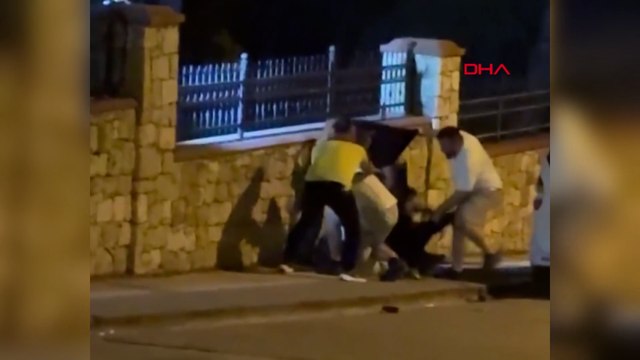 Uzman çavuşun eğlence mekanı çıkışı öldürüldüğü kavga kamerada