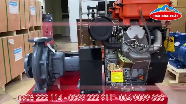 Máy Bơm Chữa Cháy Diesel Đầu Bơm Ebara Nhập Khẩu