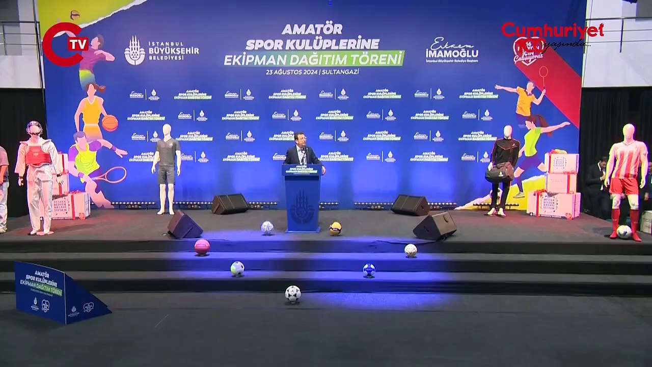İBB'den amatör spor kulüplerine 61 milyon liralık ekipman desteği! İmamoğlu_  Gücümüzü paylaşıyoruz