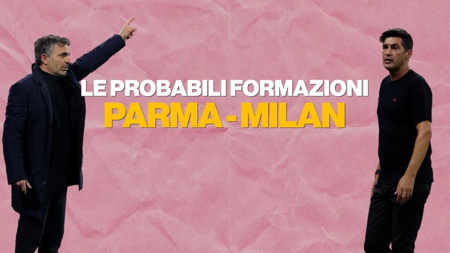Video Le probabili di Parma-Milan: Fonseca cambia a centrocampo e sulla trequarti