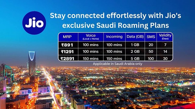 दुनिया से जुड़ें जियो के साथ, जहां भी जाएं कनेक्टेड रहें नए जियो इंटरनेशनल रोमिंग पैक्स, 32 देशों में बेमिसाल वॉइस, डेटा और SMS बेनेफिट्स देते हैं, विशेष तौर पर यूरोप और कैरिबियन के लिए, आपका परफेक्ट ट्रैवल पार्टनर बनेगा जियो #RelianceJio #International