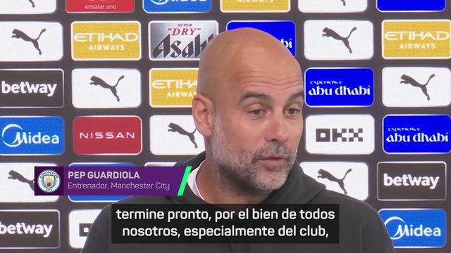 PEP GUARDIOLA, sobre la AUDIENCIA contra el MANCHESTER CITY por el FAIR PLAY FINANCIERO