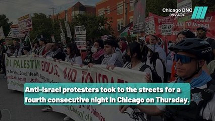 Chicago's Fourth Night of Anti-Israel Protests