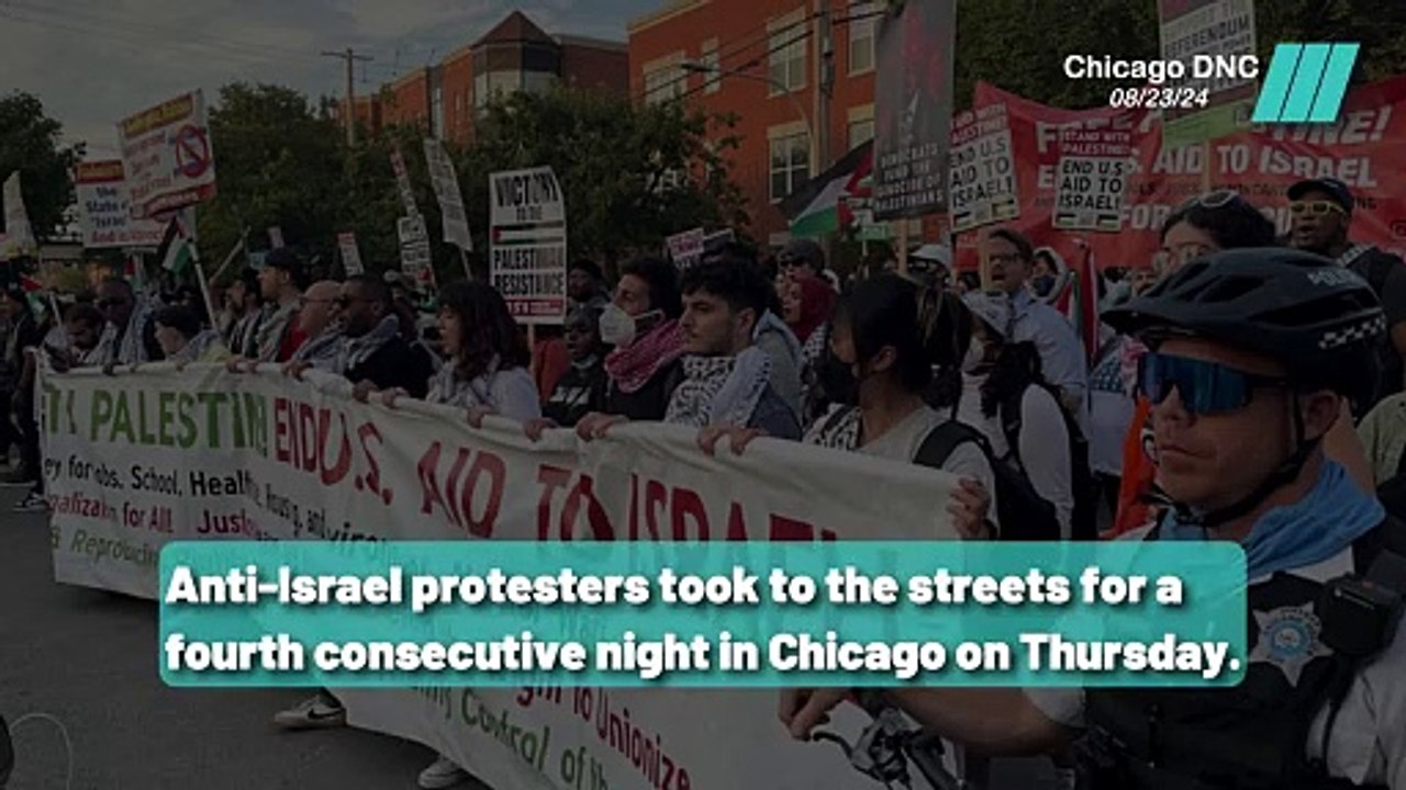 Chicago's Fourth Night of Anti-Israel Protests