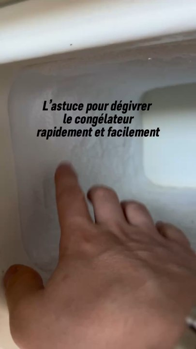 L’astuce pour dégivrer le congélateur rapidement et facilement ❄️