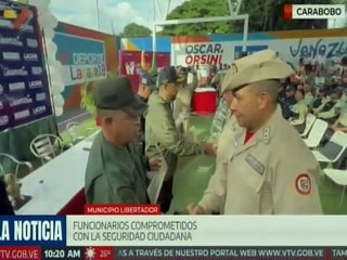 Carabobo | Cuerpos de seguridad del mcpio. Libertador reconocidos con botón Honor al Mérito