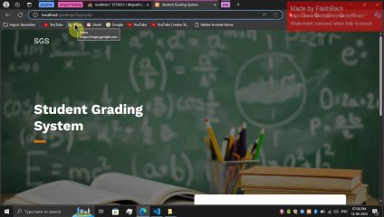 Student Grade Management student php project